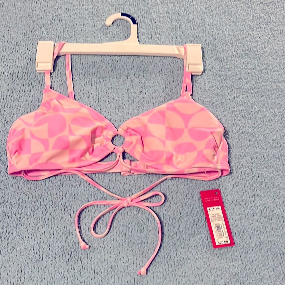 NWT Xhilaration Pink Sunbathing Top